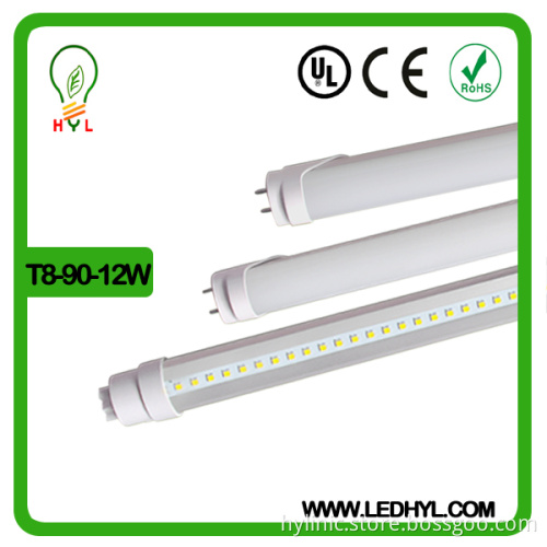 110lm/w 50000hrs lifespan t8 led tube smd2835 led tube 12w 3 foot tube